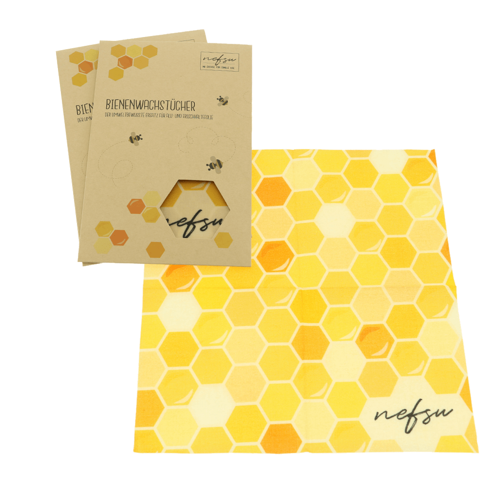 Bienenwachstuch - Honey (2er Set)